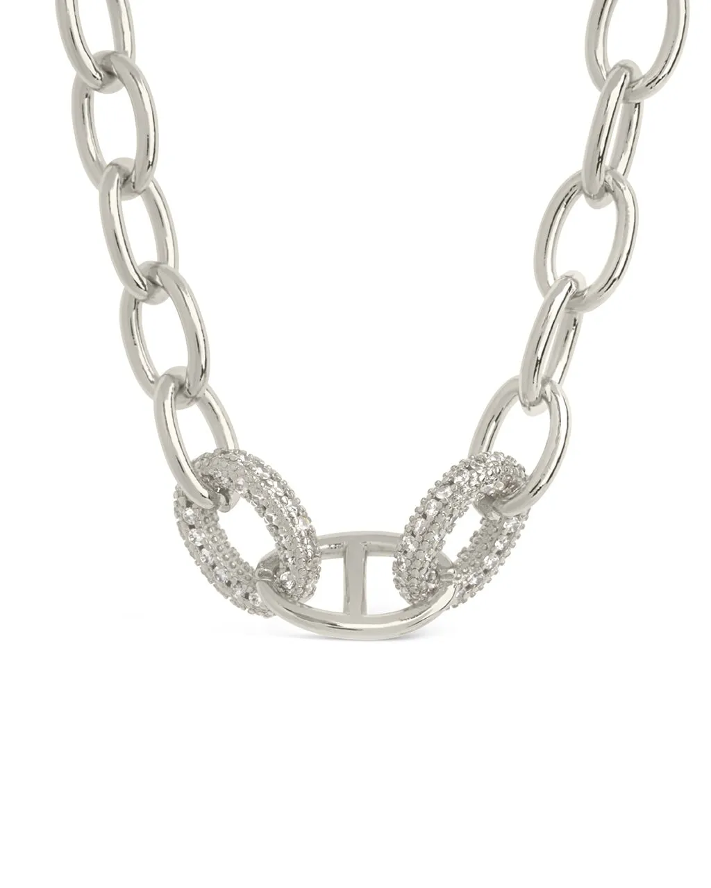 Reina CZ Chain Link Necklace