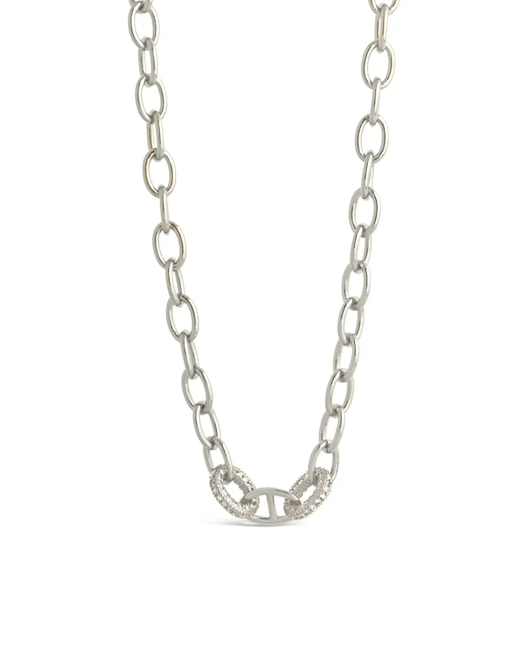 Reina CZ Chain Link Necklace