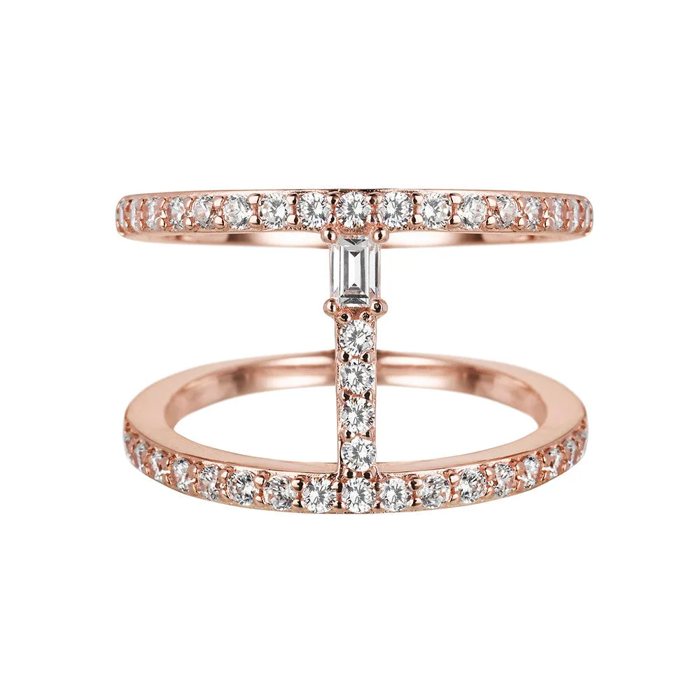 Rose Gold Bar Ring