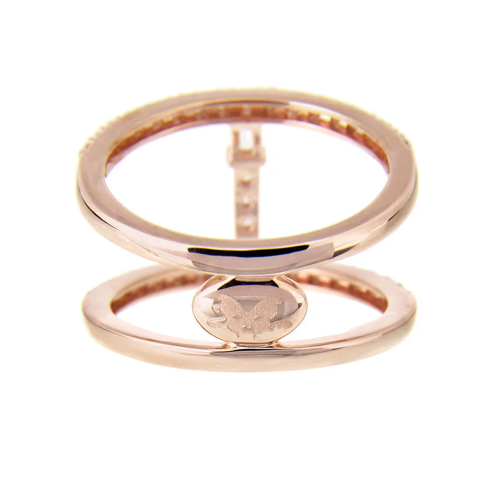 Rose Gold Bar Ring
