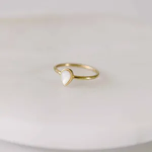 Selene Ring MOP- Gold