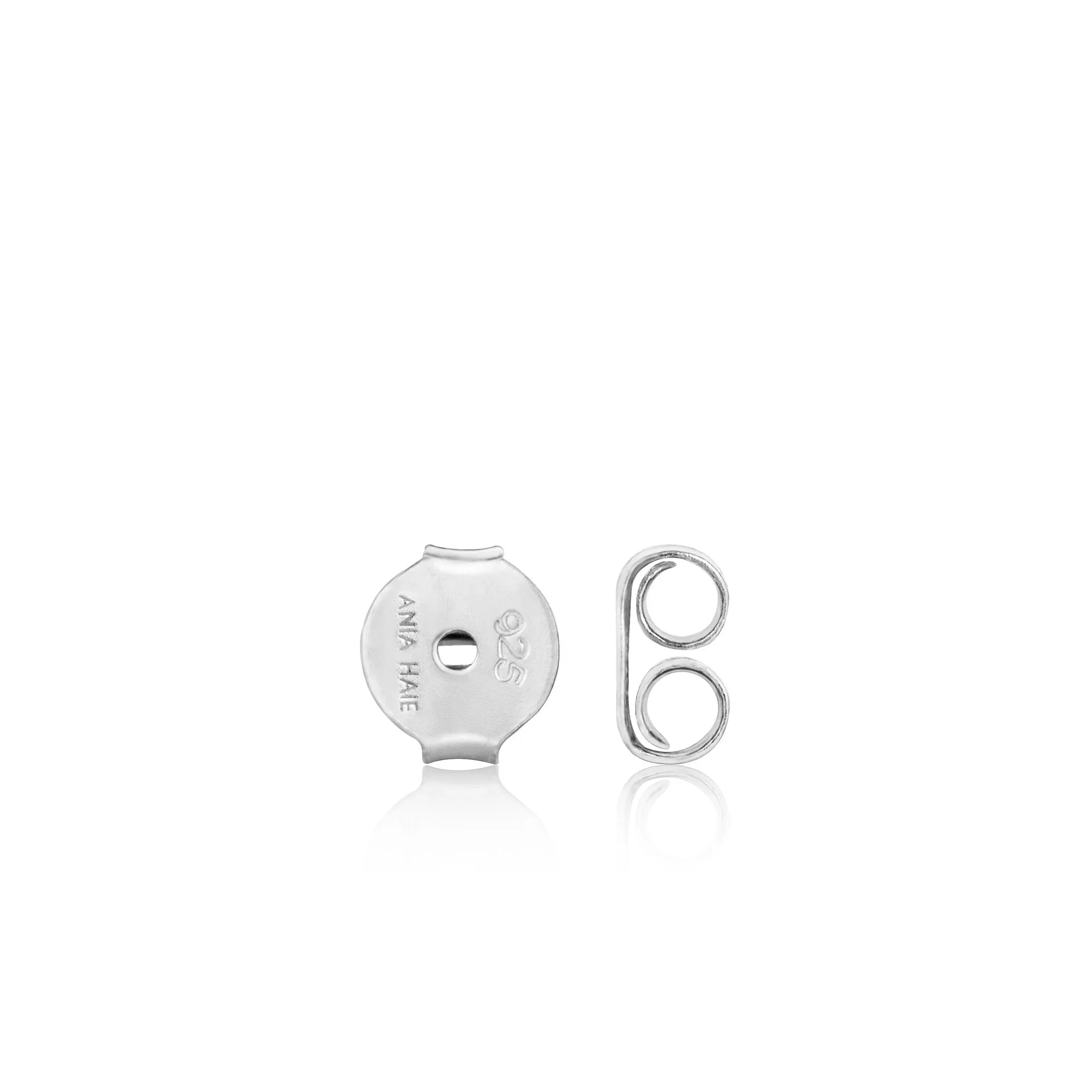 Silver Spike Double Drop Earrings