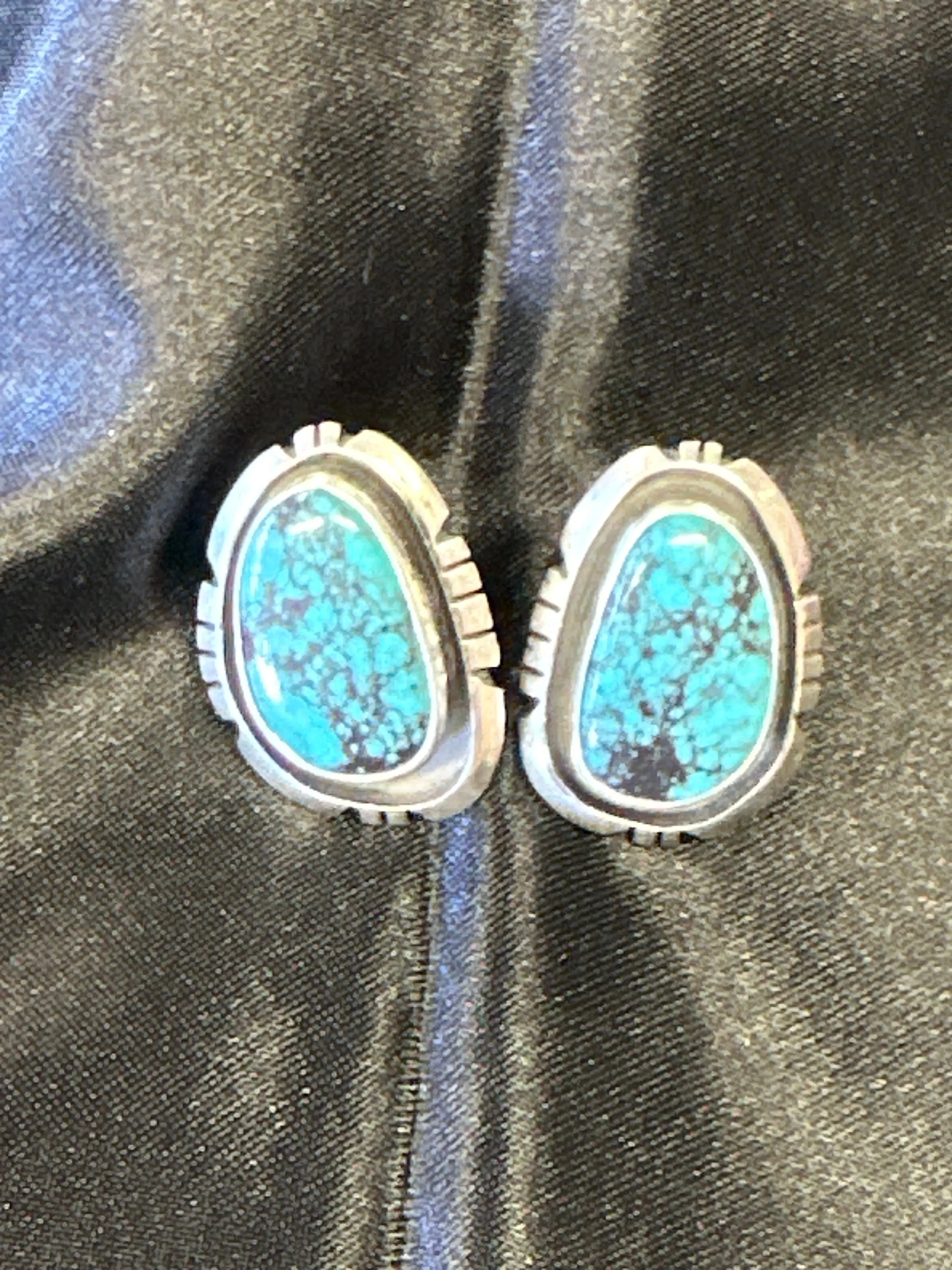 Sky Horse Turquoise & Sterling Silver Earrings