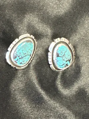 Sky Horse Turquoise & Sterling Silver Earrings
