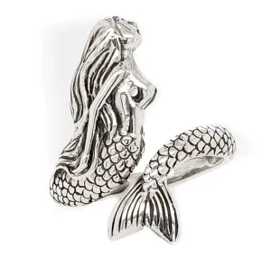 Sterling Silver Adjustable Mermaid Ring