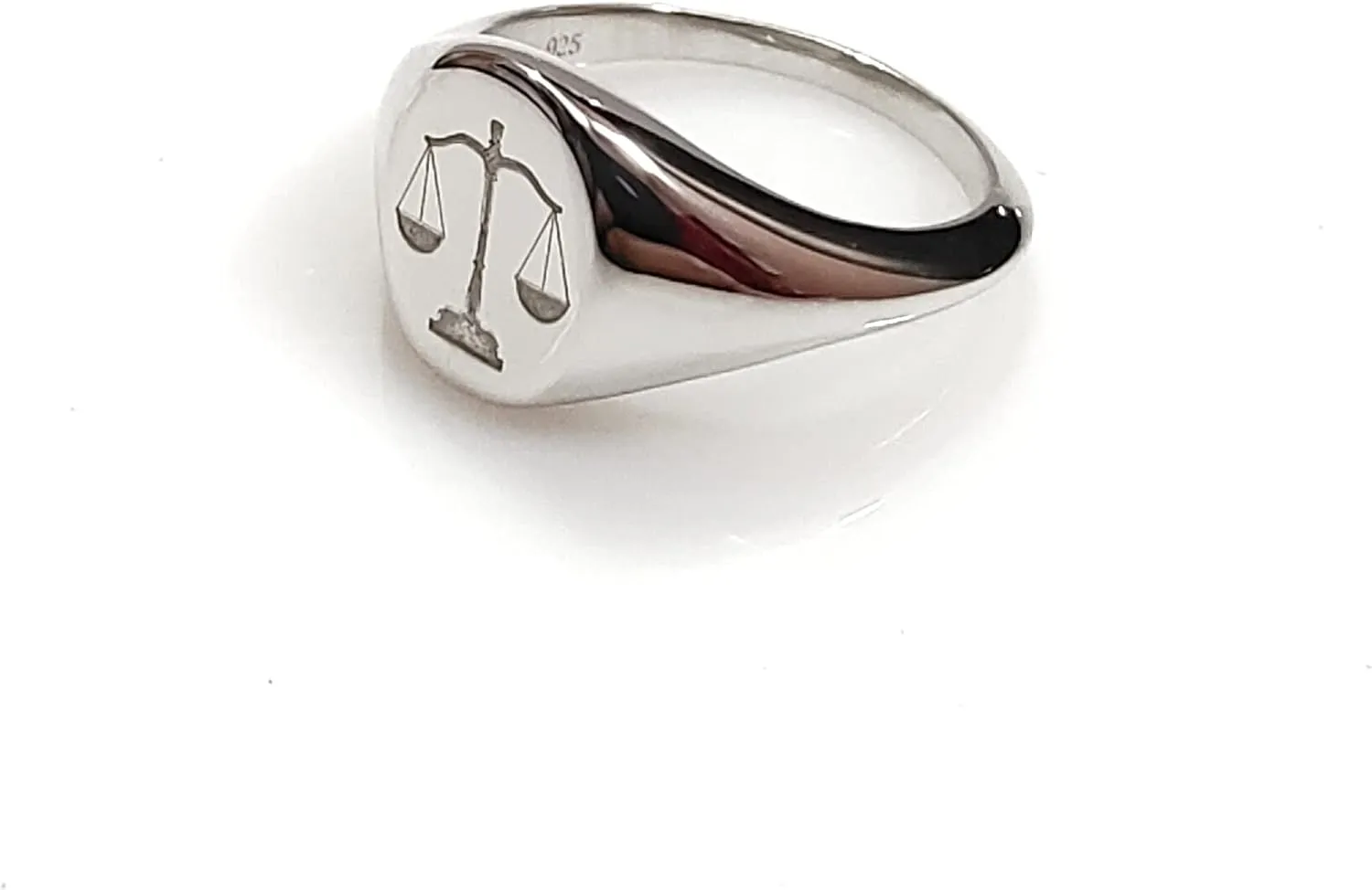 Sterling silver libra ring, Zodiac ring, Scales ring, Balance jewelry, Scales of Justice ring, Silver Lawyer Ring, Zodiac Ring, Signet Ring