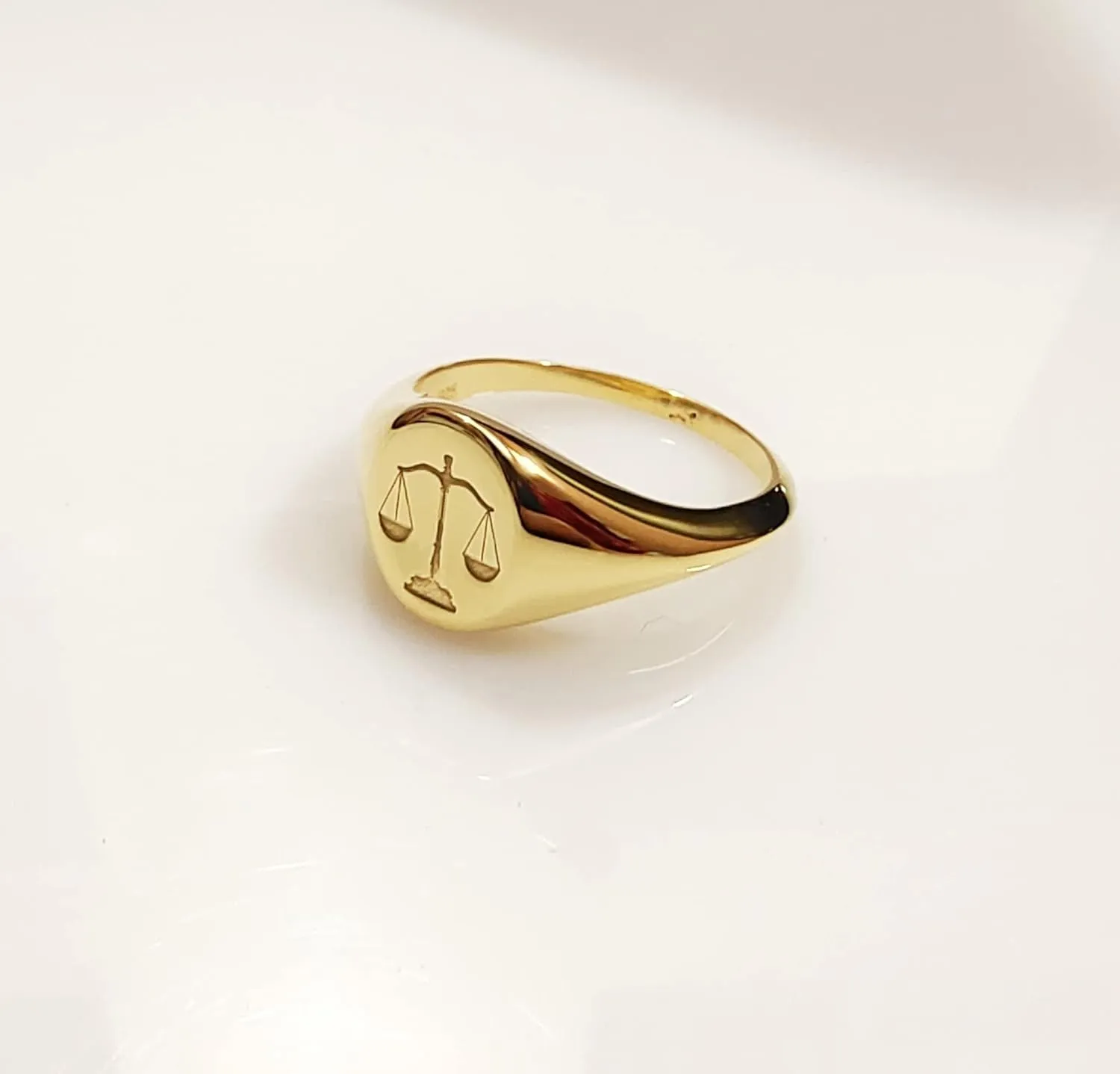 Sterling silver libra ring, Zodiac ring, Scales ring, Balance jewelry, Scales of Justice ring, Silver Lawyer Ring, Zodiac Ring, Signet Ring