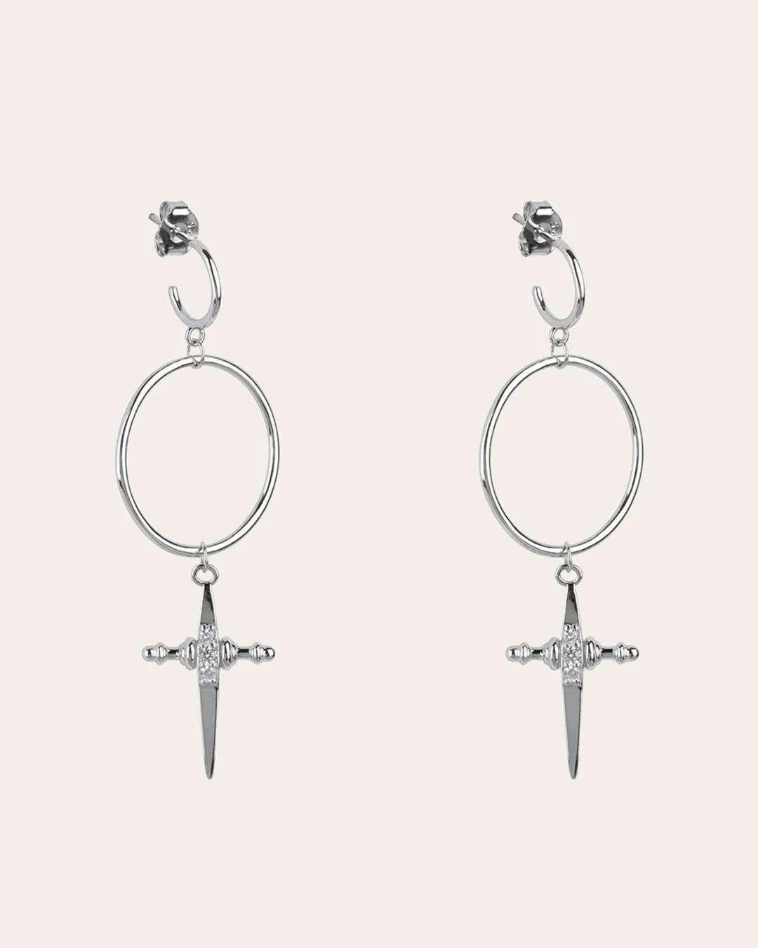 The Serene Beverly earrings - sterling silver